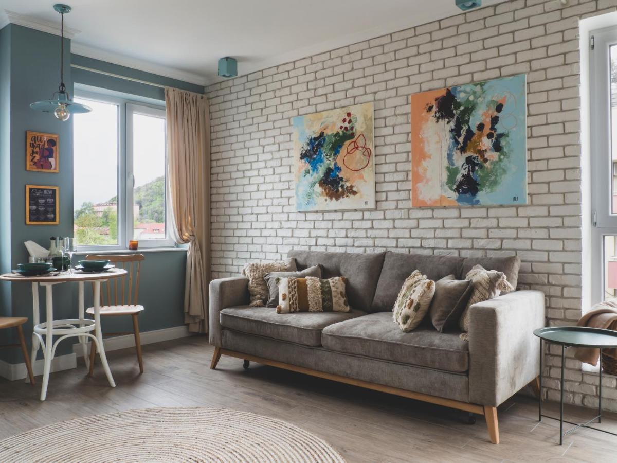 Stylish 1Bd - Free Private Garage Apartment Plovdiv Bagian luar foto